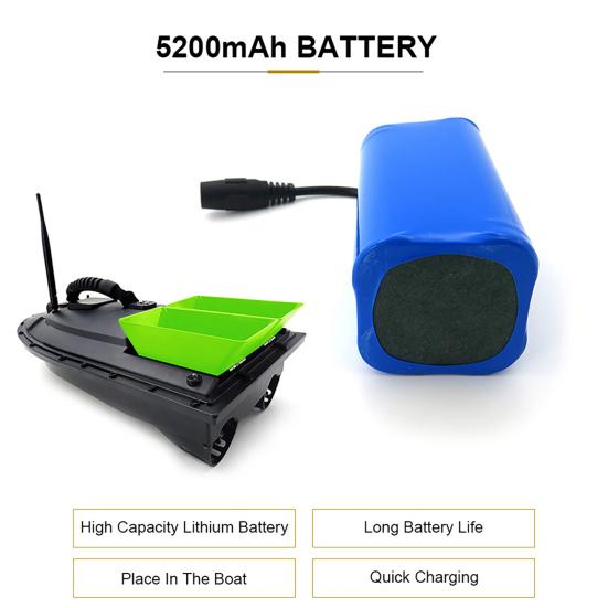 Rechargeable 7.4V 5200mAh Battery for Flytec 2011-5 1.5kg Loading Remote Control Boat