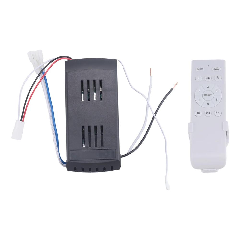 Comprehensive Remote Control Kit for Ceiling Fan Lights Offering 6 Speed Settings and Convenient Timer Features