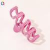Colorful Grip Wavy Hair Clip Back of Head Clip Hair Clip Updo Shark Clip Hair Accessories