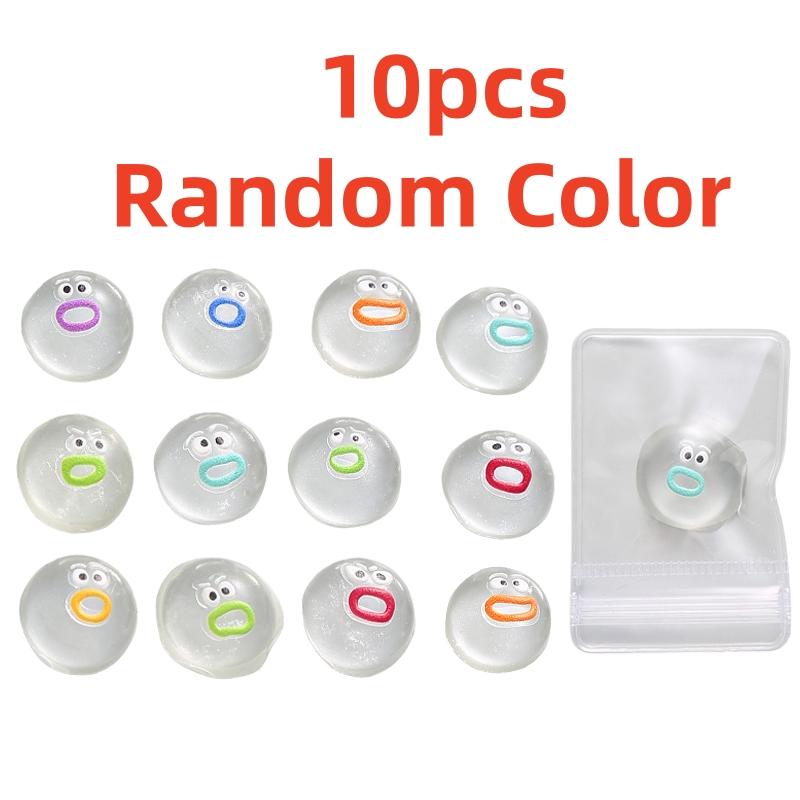 Cute Fidget Small Silicone Emotion Fidget Poppers Sensory Fidget Toys Soft Funny Relax Ball Cute Desk Accessory For Kids Boys