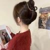 Encore Red Shark Clip Elegant French Back Head Hair Claw Minimalist Half Tie Hair Clip Fashion Hair Accessories