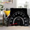 3D Car Dashboard Machine Control Screen Racing Soft Flannel Blanket for Beds Bedroom Sofa,Throw Blanket for Outdoor Leisure Nap