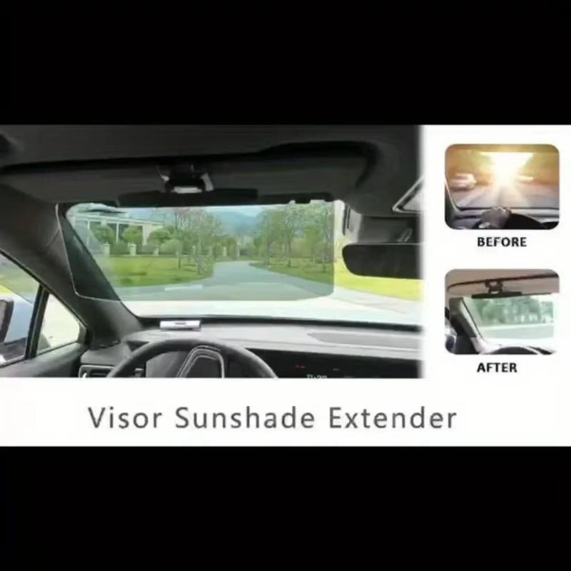 Car Sun Visor Anti Glare Sun Visor Extender Anti-Dazzle Uv Blocking Sunshade Hd Day Night Driving Goggle Sun Shade