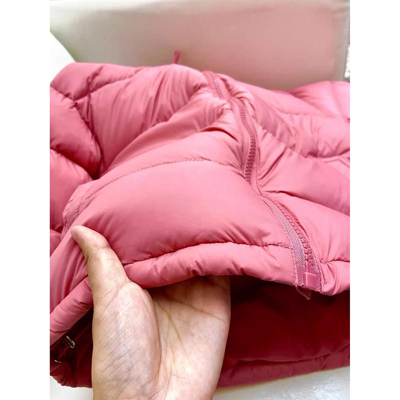 2-10Y Children's Solid Colour Down Jacket Boys and Girls Winter Warm Coat Baby Duck Down Coat Children Hooded