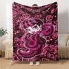 1Pc Monster High Starry Night Blanket For Couch Bed Plush Cozy Fuzzy Blanket Super Soft Warm Blankets For Fall And Winter 091828