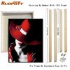 RUOPOTY Modern Women Painting By Numbers Kits For Adults Hand Painted Figure Picture Canvas Painting For Home Decoration 40x50cm