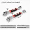 8-in-1 Universal Multi-Head Rotating Socket Wrench