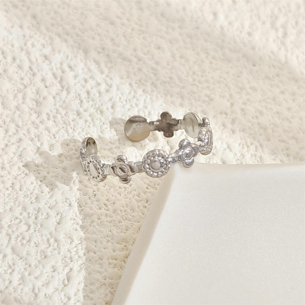 

Регулируемое женское золотое кольцо из нержавеющей стали – Простой, стильный дизайн Adjustable