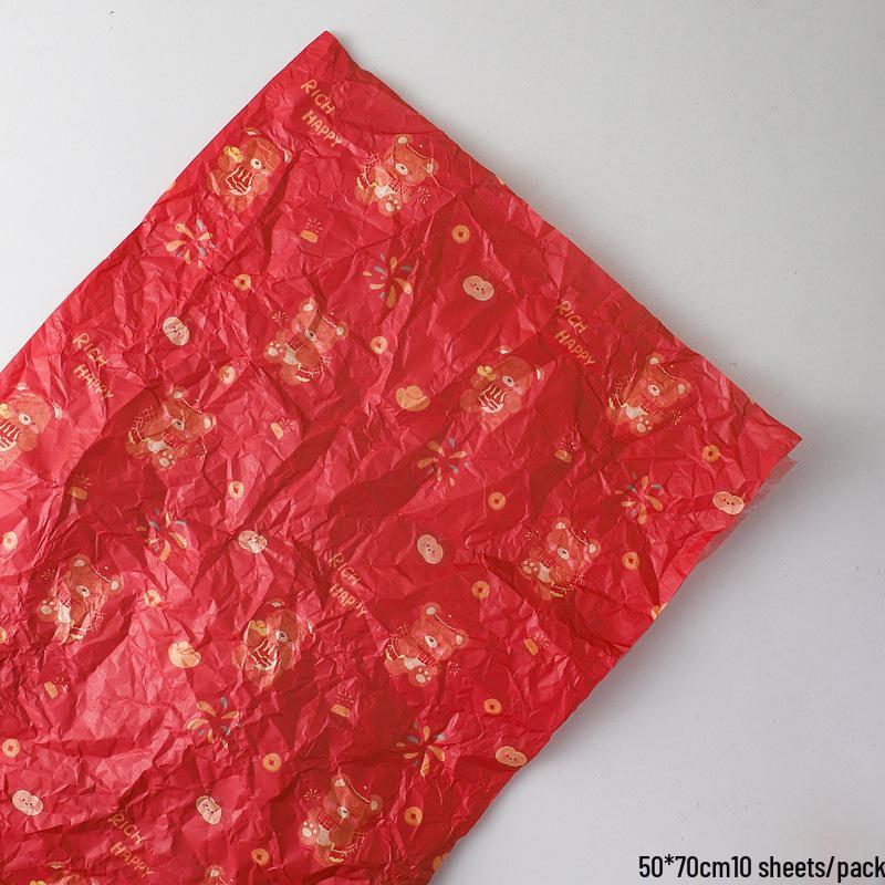 Exklusives florales Seidenpapier zum Einwickeln und Auslegen