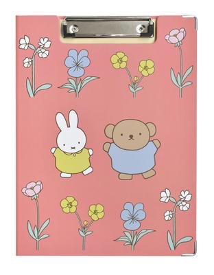 Dick Bruna Miffy Clipboard, & Boris, Pink/Beige [ST-ZMF0060]