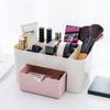 Dvouvrstvé plastové organizéry na make-up Úložná krabička Kosmetické zásuvky Krabice na vystavení šperků Pouzdro Stolní krabičky Organizér
