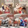 Hot Classic G-Gintam-A Anime Cushion Cover Pillowcase Short Plush Invisible Zipper Room Sofa Cushion Cover