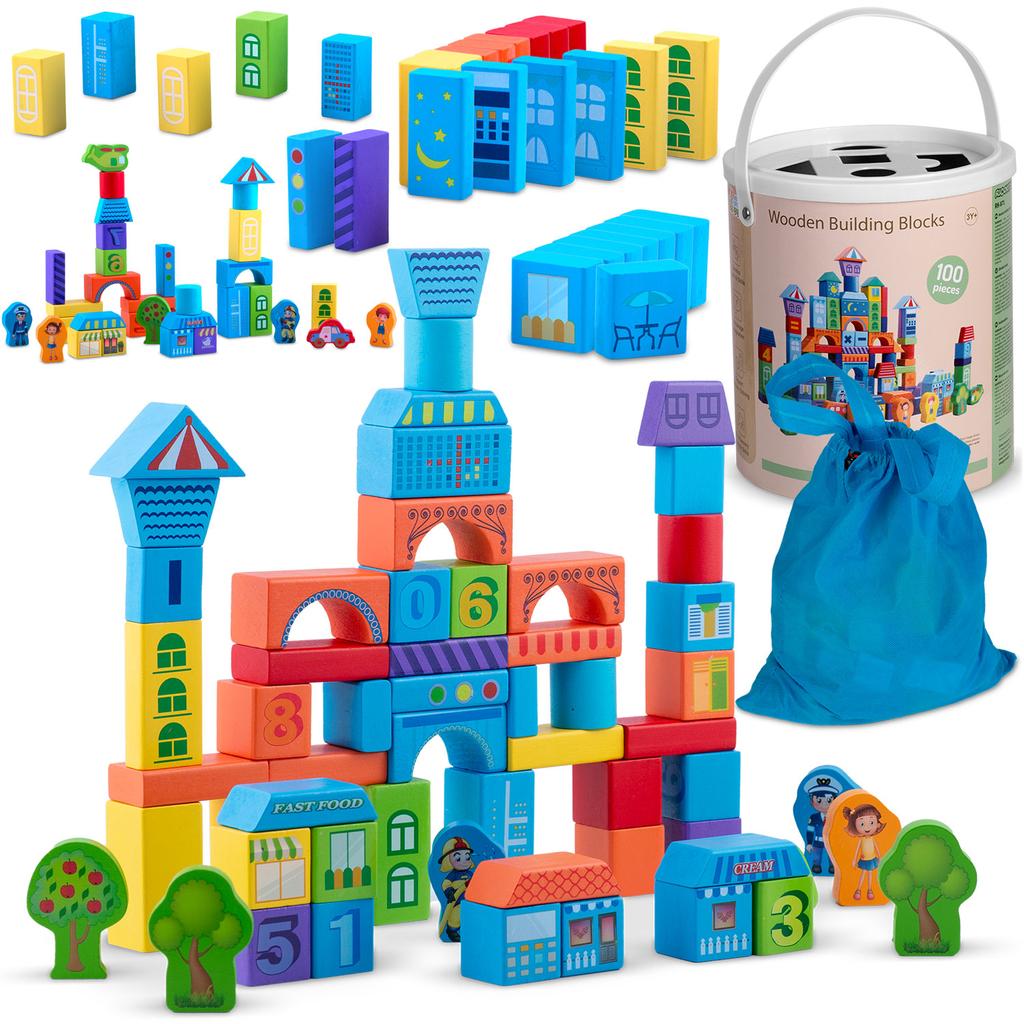 Wooden educational blocks RK-871 Ricokids