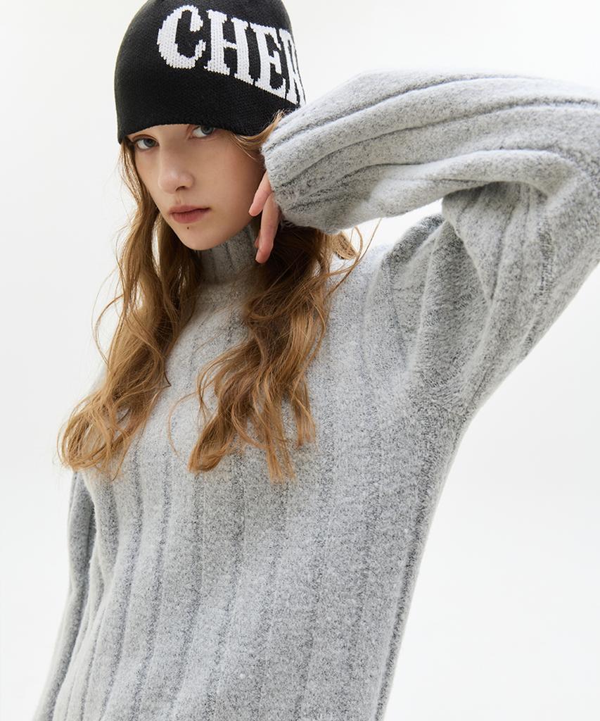 Latizen Lx Damage Knit Dress(Gray)