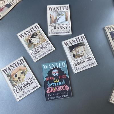 One Piece Bounty Acrylic Magnet: Creative Anime Refrigerator Decoration