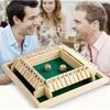 Developing Intelligent Table Board Game Toy Shut The Box Four-Sided Flip Card Game  Family Party