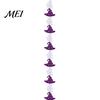 Non-woven Fabric Holiday Ornaments Halloween Party Felt Hanging Garland, Creepy Pumpkin Ghost Skull Witch Hat Living Room Wall Streamer, Horror Banner
