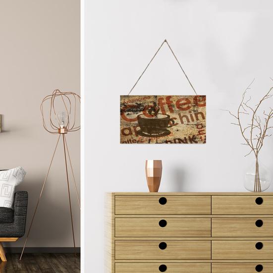 Front Door Sign Exquisite Pattern Lanyard Design Smooth Edge Burr