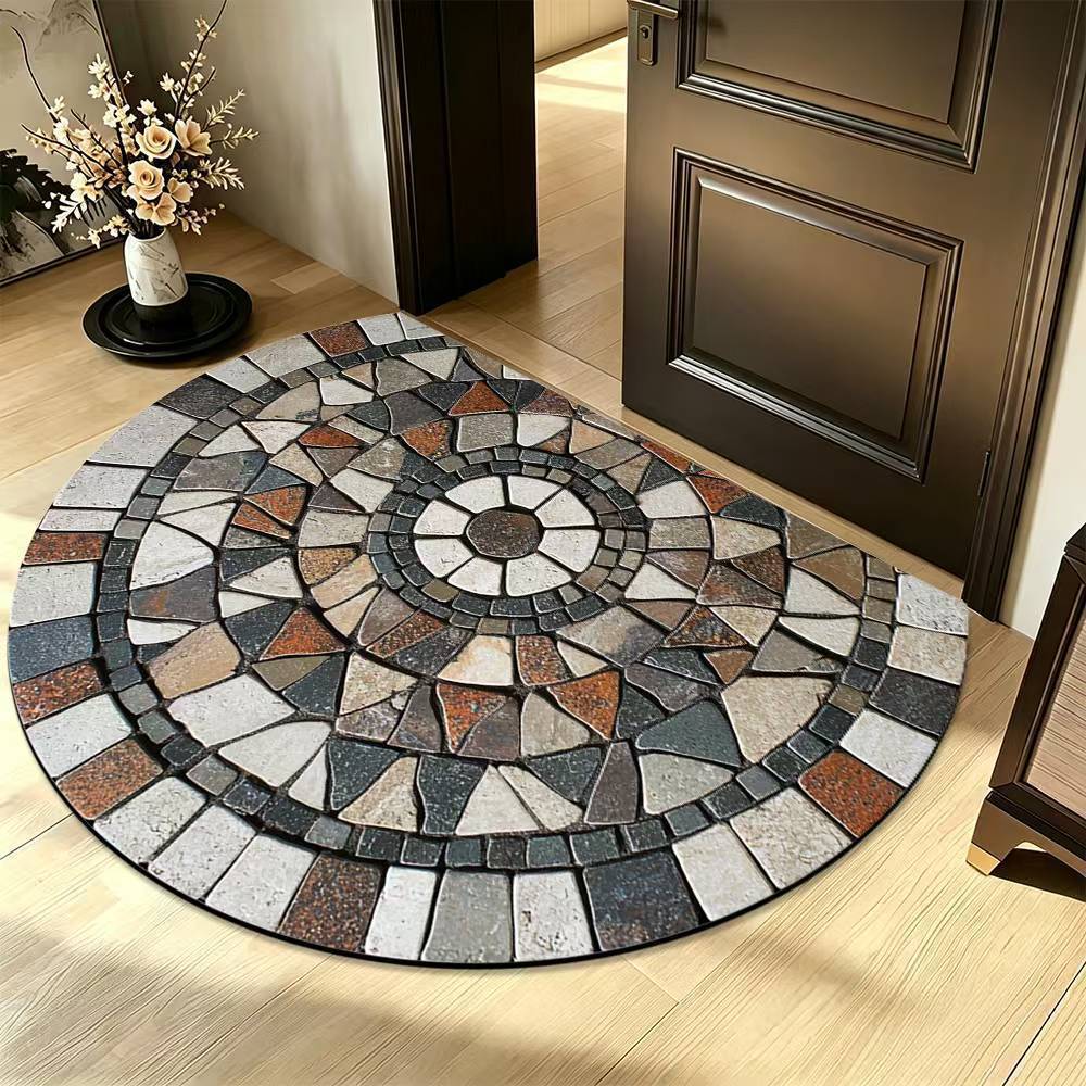 Geosoft Sila Mud Water Absorbing Anti-Slip Floor Mat, Suitable for Entrance, Bathroom and Corridor Carpets