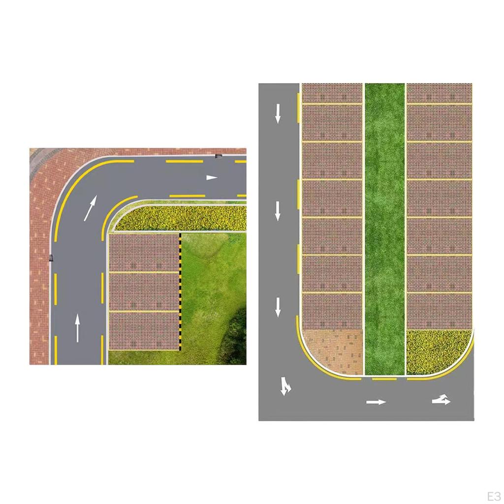 1/64 Parking Lot Sticker 1:64 Model Car Display Accessory Demonstration Educational Teaching Aids