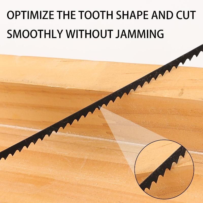 120/5x Jigsaw Blades Set Carbon Steel Woodworking Curved Saw Blades Pin End DIY Cutting Plastic Metal Hardware Tool Accessories