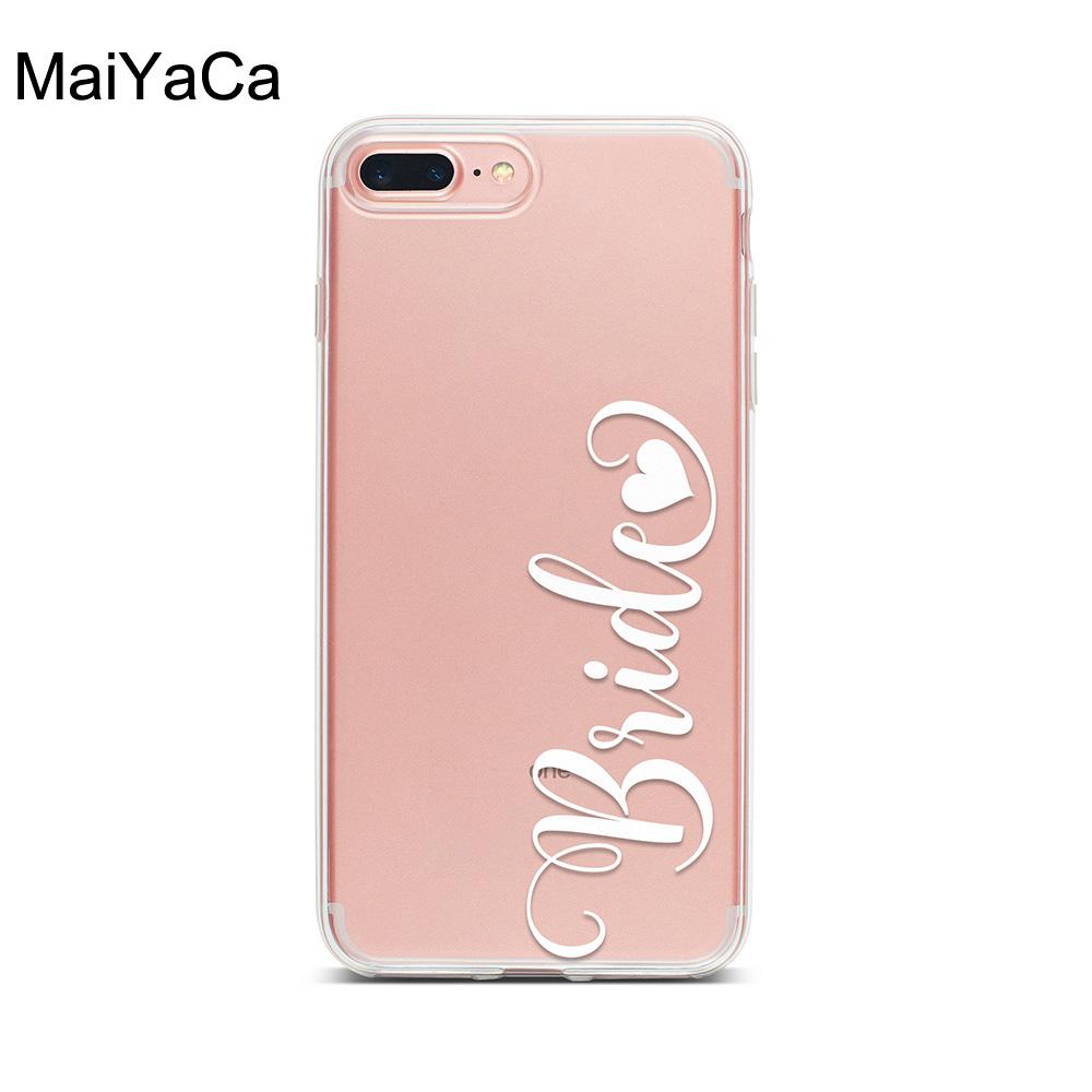 

Bride Phone Case for iPhone 13 12 mini 11 14 Pro Max XS XR X 8 Plus 7 SE 2020 6S 5s Clear Transparent Rubber Cover with Heart iPhone 13Pro MAX