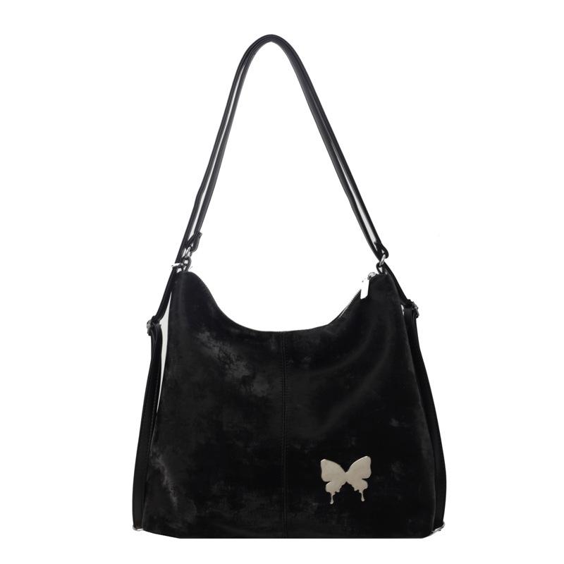 

Женская сумка Женская сумка для мамы Модная сумка через плечо большой вместимости Портативная сумка-мессенджер чёрный