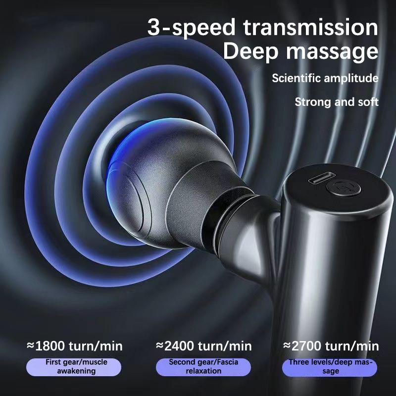 

Protable Muscle Massage Gun Body Massager Handheld Deep Tissue Powerful Percussion Massager for Body Back And Neck Leg