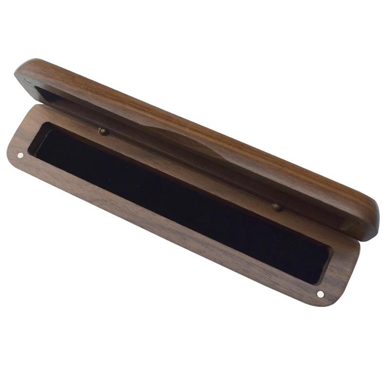 1 Stück Holz Klapp-Stifteetui Geschenkbox Set - Umweltfreundlicher Schreibtisch-Organizer für Business, Bürobedarf mit Magnetverschluss