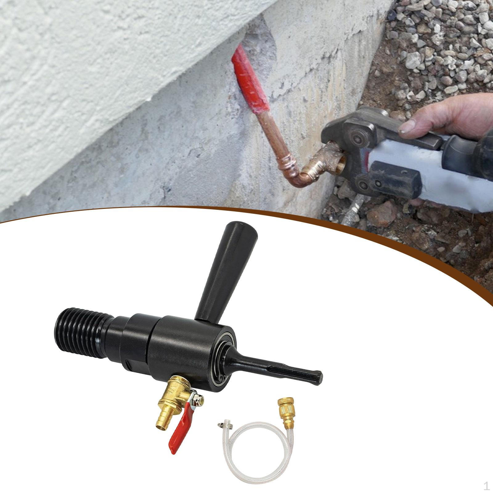 

Drill Adapter Kit Accessories Easy to Install with Hose Replacement Water Capable Core Round handle