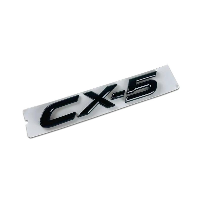 3D Plastic Badge Car Front Trunk Cover Decal Steering Wheel Emblem for Mazda CX-5 CX5 Replaced Decoration
