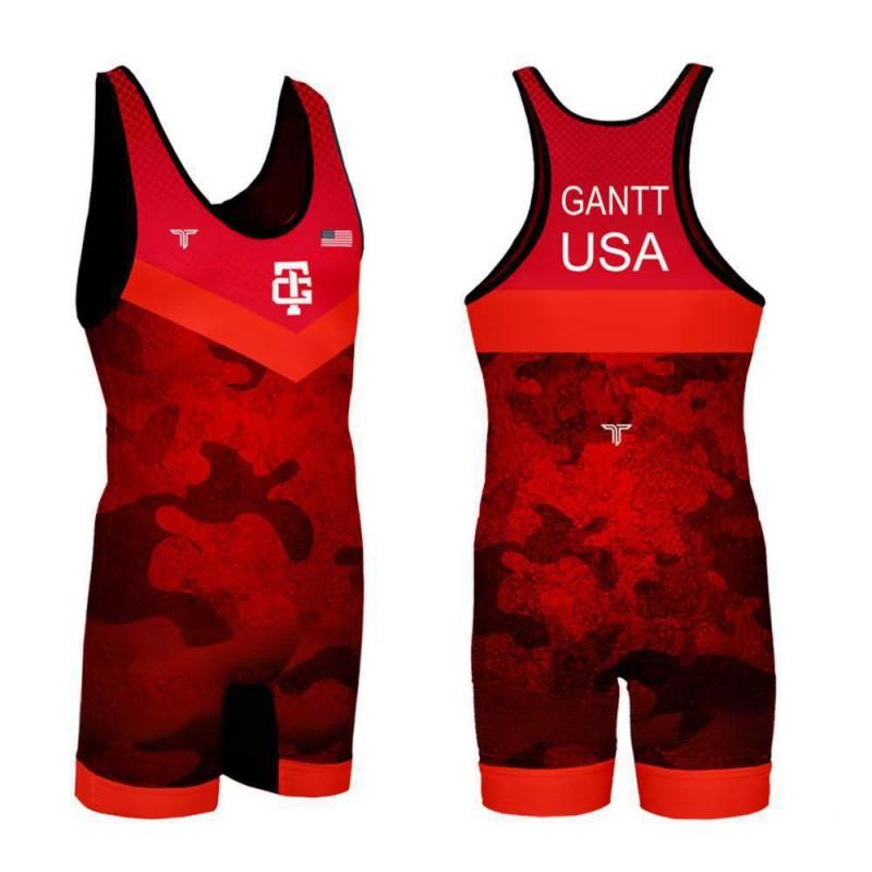 Wrestling Singlet Compression Athletic Suit Weightlifting Training Quick Dry Breathable Lightweight