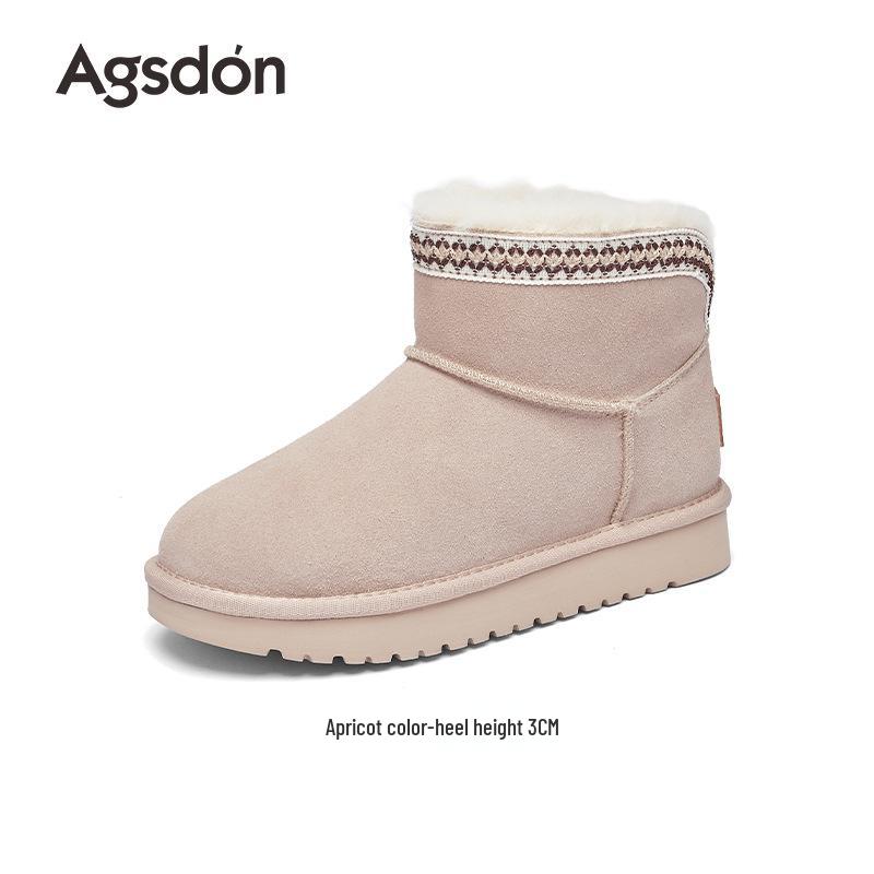 

Женские повседневные зимние сапоги Augusden с флисовой подкладкой и толстой подошвой 37