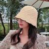 Hut Damen Sommer dünn gestrickt Sonnenschutz Fischerhut Gefühl Sonnenhut Damen Sonnenschutz Ausländischer Stil Mode Strandhut
