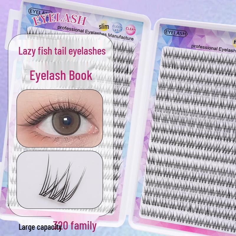 Eyelash Book: 640 Clusters with 30P40P Mix, Large Capacity & Multiple Styles - Super Soft & Dense Lashes for Europe and America