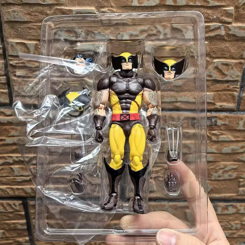 CT Toys Deadpool 3 Movie Figurine Wolverine Mafex 096 138 Brown Comic Ver X-Men Action Figure Statue Model Toys Cool Doll Gift