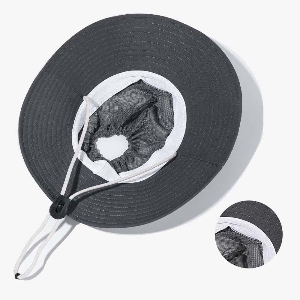 Portable Sunshade Alpine Hat Breathable Foldable Bucket Hat Top Mesh Fisherman Cap  Spring