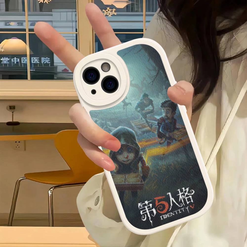 

Horror Game I-Identity V Phone Case For IPhone 16 15 14 13 Pro Max 11 12 Plus Leather Silicone Cover iPhone 14 plus