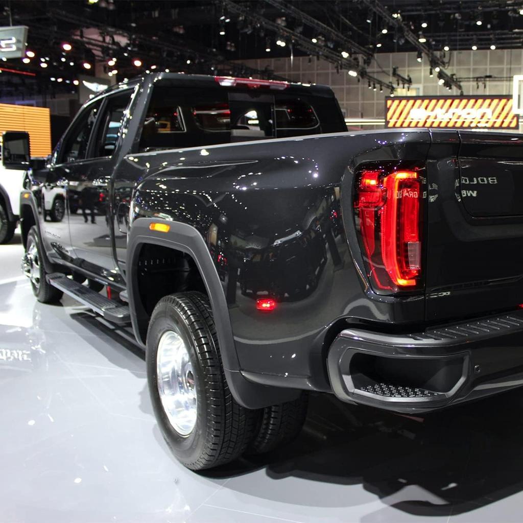 NSLUMO LED Side Marker Lights for Chevy Silverado GMC Sierra 3500 2015 2016 2017 2018 2019 2020 Smoked Lens Amber Red Rear Bed Fender Side Markers