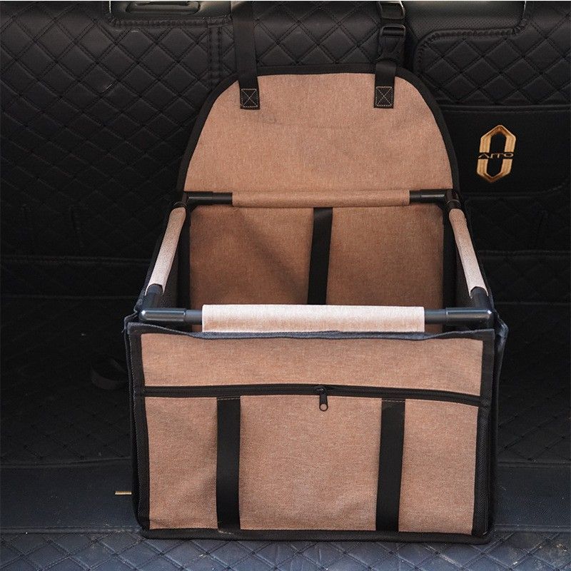 

Pet Bag for Car Use Car Pet Mat Dog Car Mat Pet Safety Seat Anti-Dirty Waterproof Anti-Scratch Pet Supplies Brown