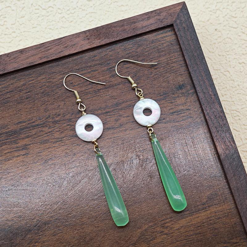Ethnic Tibetan Tassel Earrings for Women, Miao Silver Long Dangles, Retro Exotic Style, High-Quality.