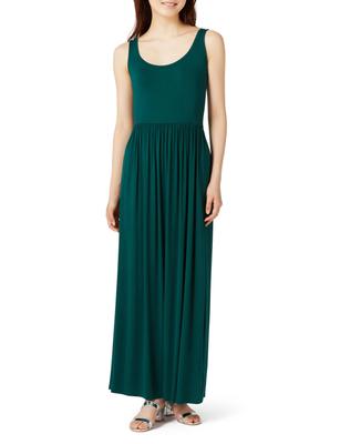 Amazon Essentials Sleeveless Maxi Dress with Waist Jade Size M Women's Shaping, Green,