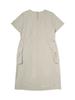 BBC EARTH W Out Pocket Dress_Beige