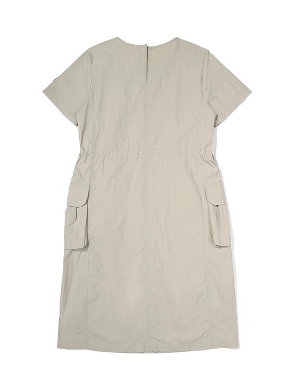 BBC EARTH W Out Pocket Dress_Beige