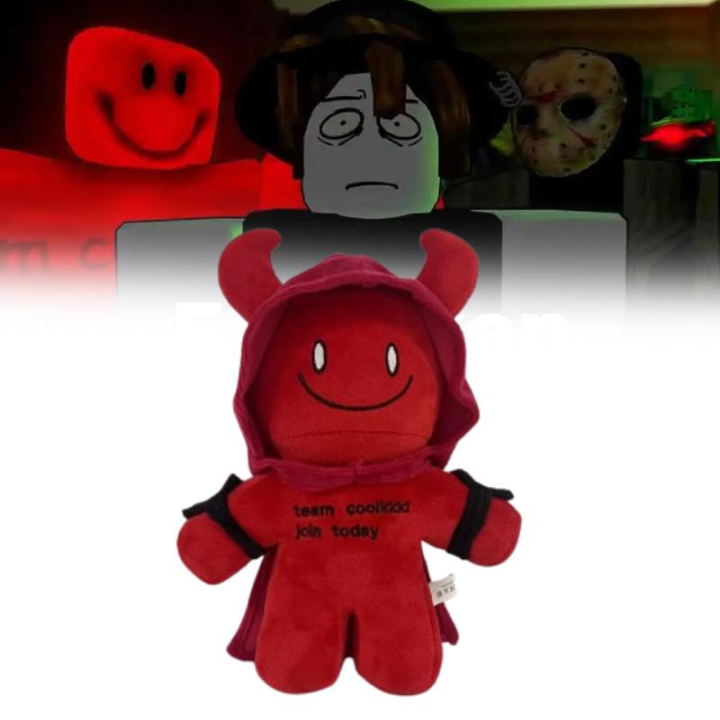 Forsaken Chance Roblox Red Cape Plush Toy Stuffed Doll Kids Decoration Gift