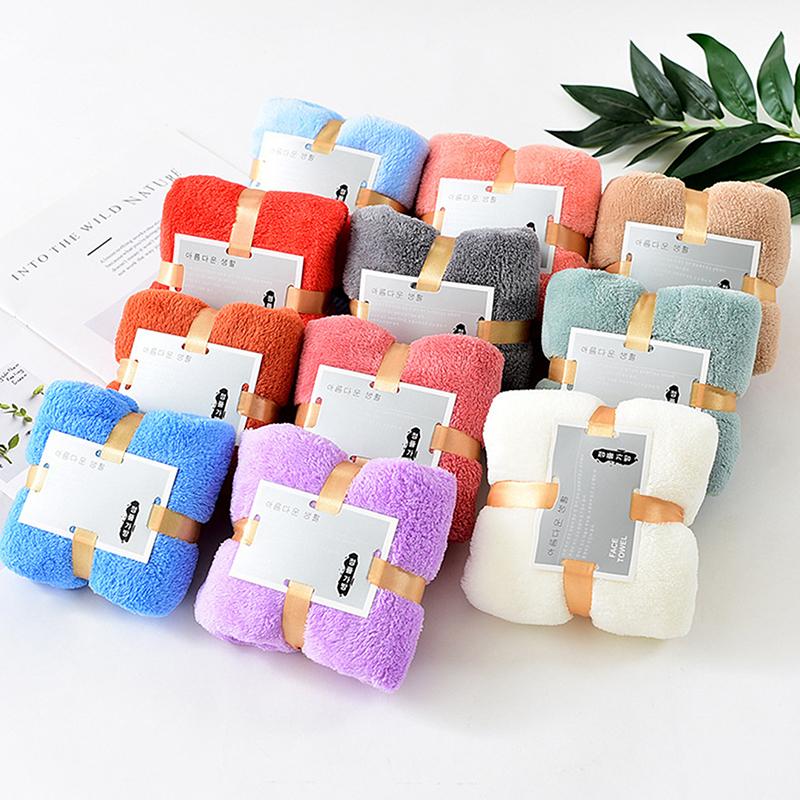 1/5Pcs Bath Towels Set Super Soft Highly Absorbent Quick-Drying Coral Velvet Bath Towel For Adults Hotel & Spa Use