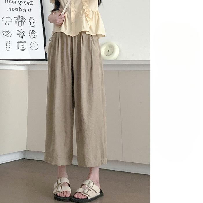 Ice-silk Carrot Pants for Women's Summer Thin New Loose Grandma Pants Quick-drying Nine-point Small Harem Pants