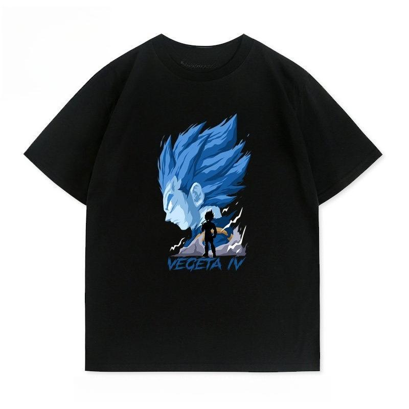 2026 New Dragon Ball Super - Beegita Super Saiyan Print T-shirt Short Sleeve T-shirt Men s and Women s T-shirt Men s T-shirt S разноцветный