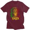 Custom Jamaica Flag Rasta T Shirts Unisex Pure Cotton Tees Jamaican Pride Tshirts T-shirt