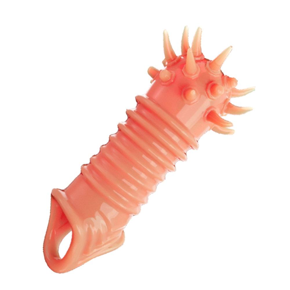 Reusable Penis Sleeve Extender Dick Glans Enlargement Condom Adult Sex Toys For Men Couples Cock Ring Delay Ejaculation Sex Shop